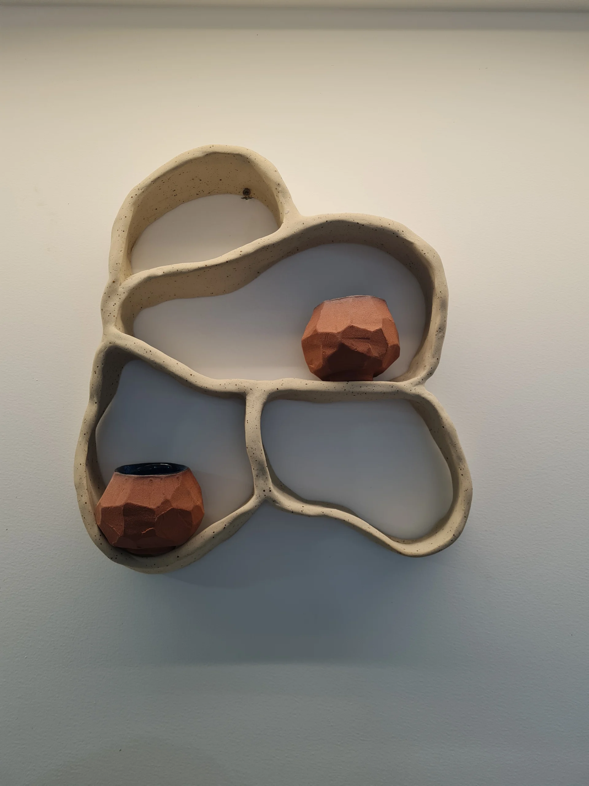 Etagère et shots d'expresso