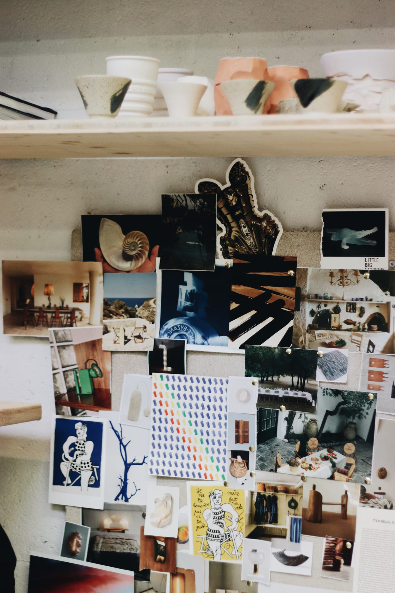 Murs d'inspiration à t'atelier céramique